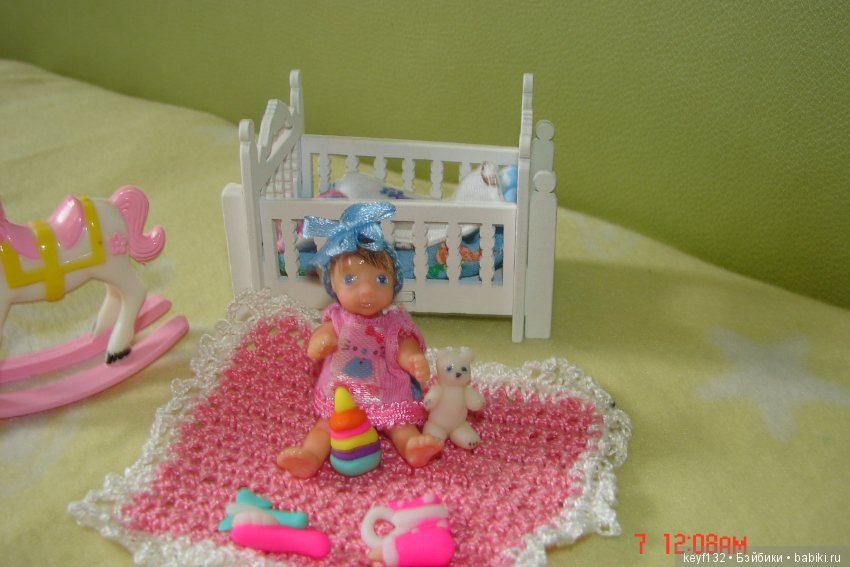 Маленькая Ася — Авторские миниатюрные куклы: лепка (фото 10)