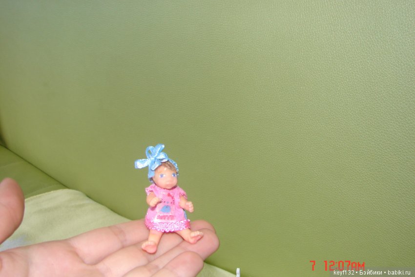 Маленькая Ася — Авторские миниатюрные куклы: лепка (фото 9)