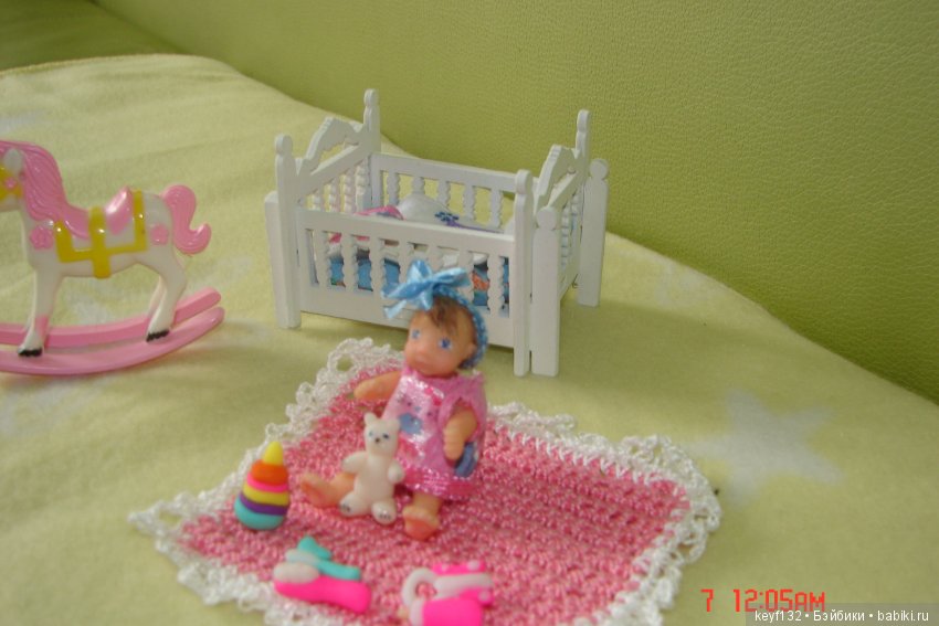 Маленькая Ася — Авторские миниатюрные куклы: лепка (фото 6)