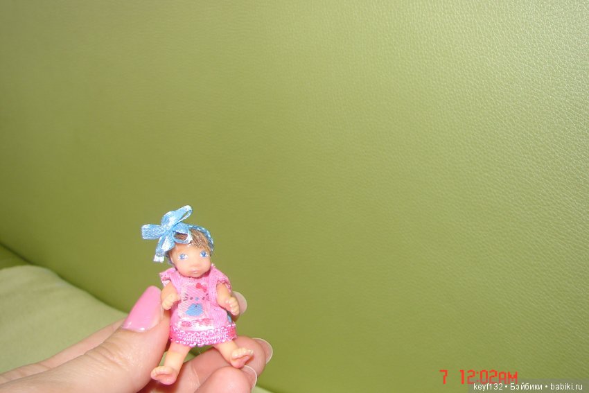 Маленькая Ася — Авторские миниатюрные куклы: лепка (фото 3)