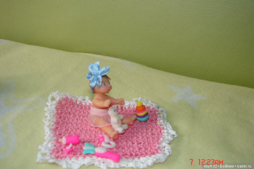 Маленькая Ася — Авторские миниатюрные куклы: лепка