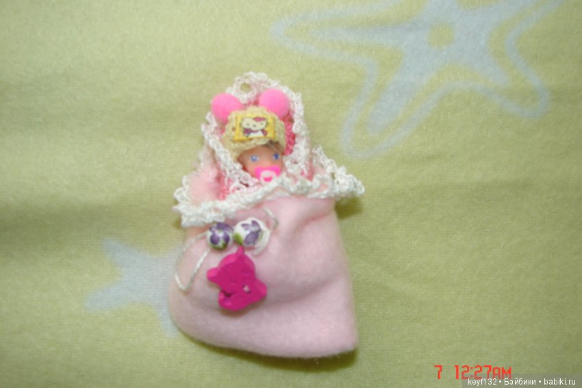 Маленькая Ася — Авторские миниатюрные куклы: лепка