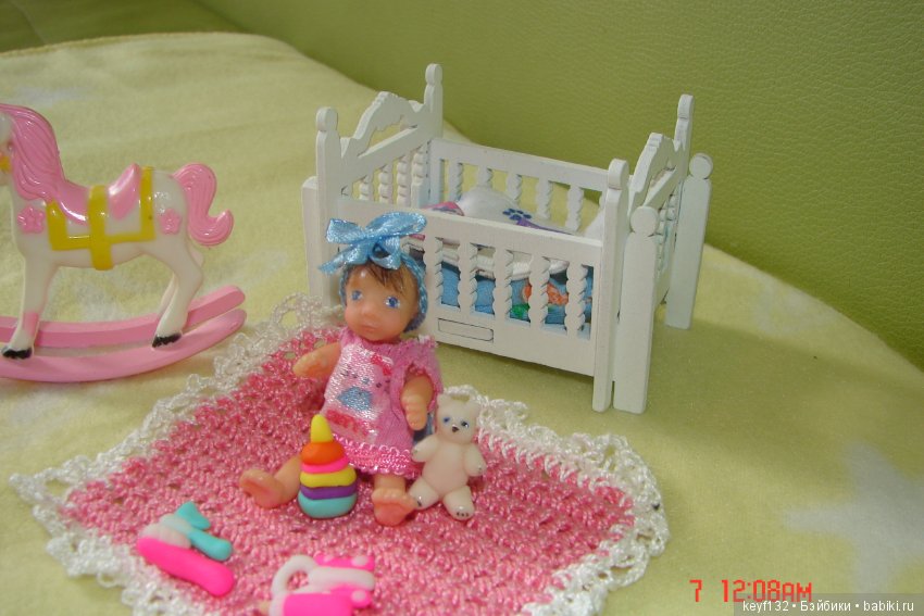 Маленькая Ася — Авторские миниатюрные куклы: лепка