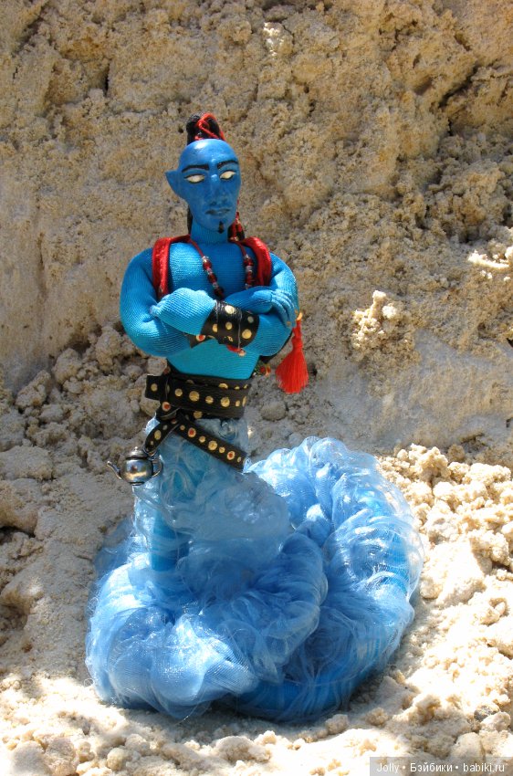 Джинн — Авторские текстильные куклы: Вальдорфские (фото 4)