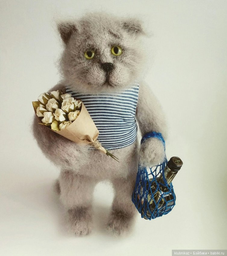 Мартовский кот Василий — Вязаные игрушки и амигуруми: крючком (фото 4)