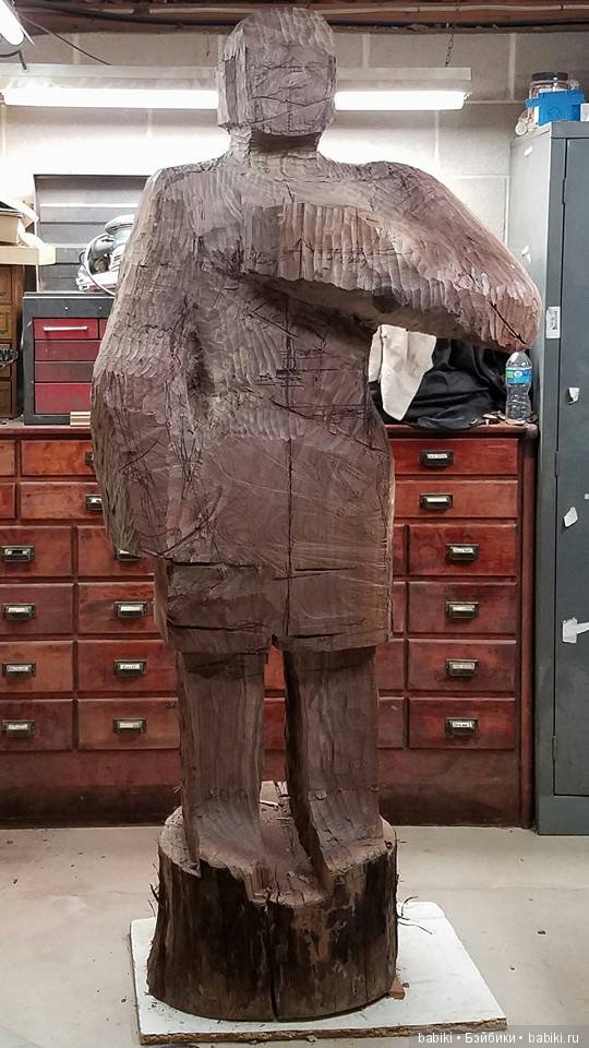 Флойд Мейвезер в дереве — Авторские куклы из дерева (фото 4)