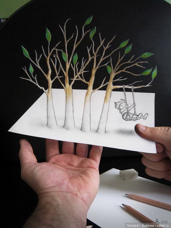 Живые рисунки Алессандро Дидди