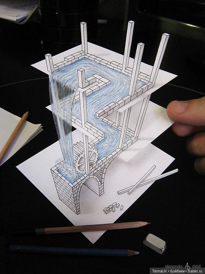 Живые рисунки Алессандро Дидди