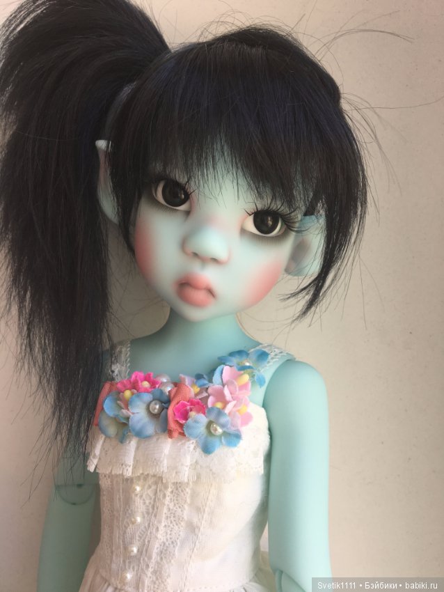 Miki blue by Kaye Wiggs — Куклы Kaye Wiggs (Кайе Виггс): авторские BJD (БЖД) (фото 5)