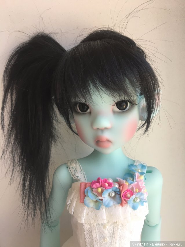 Miki blue by Kaye Wiggs — Куклы Kaye Wiggs (Кайе Виггс): авторские BJD (БЖД) (фото 4)