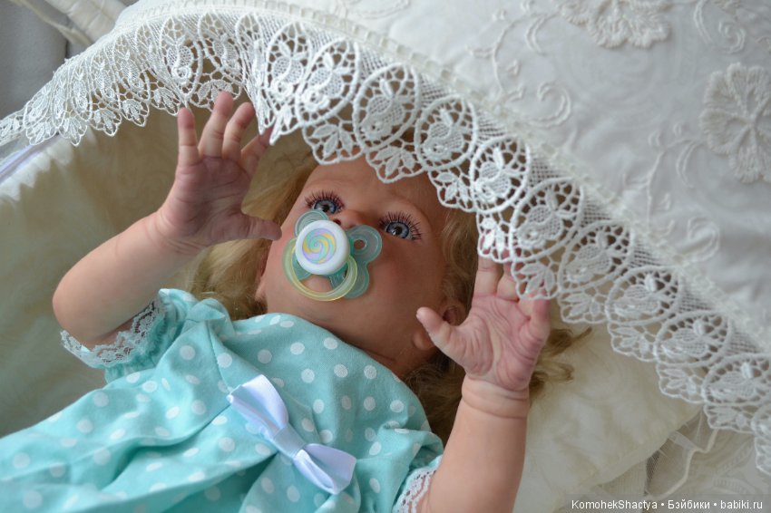 Моя голубоглазая красавица! Кукла реборн Шурочка (фото 8)