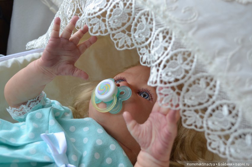 Моя голубоглазая красавица! Кукла реборн Шурочка (фото 9)