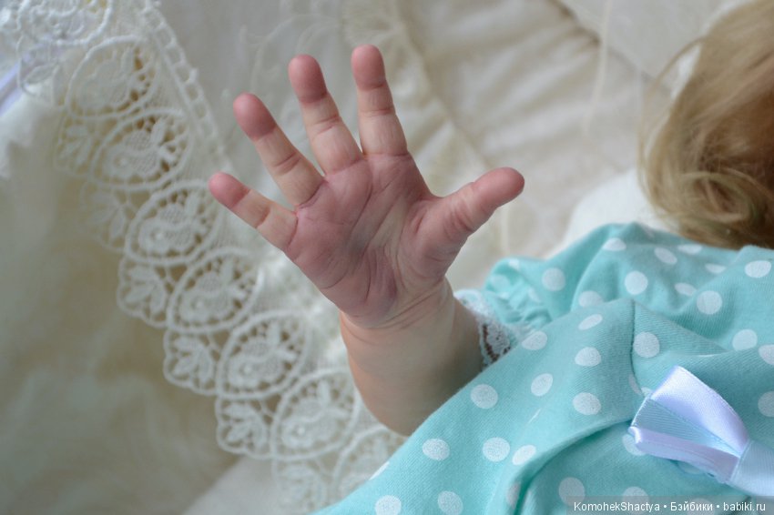 Моя голубоглазая красавица! Кукла реборн Шурочка