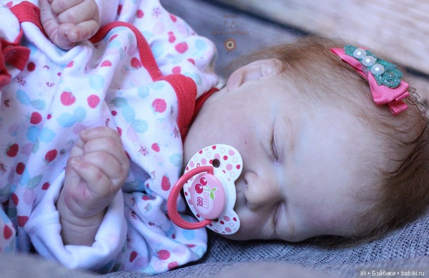 Сплюшечка реборн Эллис в нарядах (фото 5)