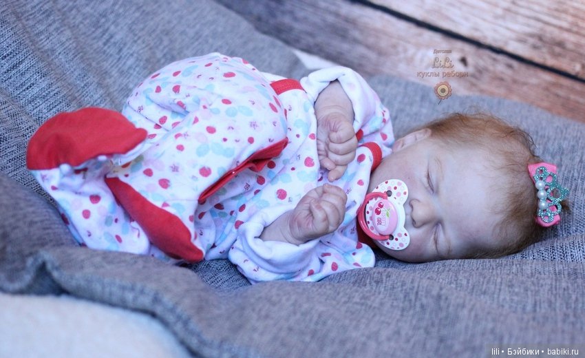 Сплюшечка реборн Эллис в нарядах (фото 8)