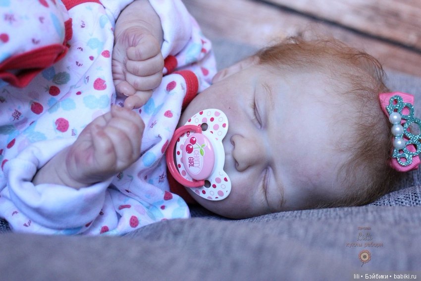 Сплюшечка реборн Эллис в нарядах (фото 9)