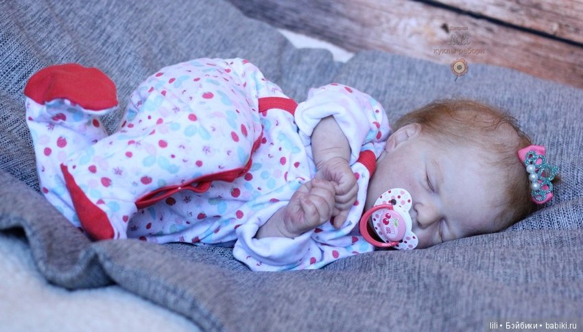 Сплюшечка реборн Эллис в нарядах (фото 6)