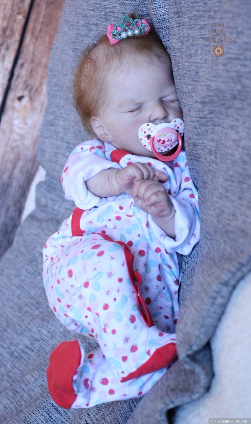 Сплюшечка реборн Эллис в нарядах (фото 7)