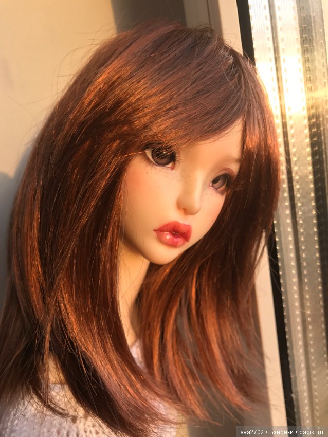 Новый парик моей кукле бжд Ellana Lillycat (фото 4)