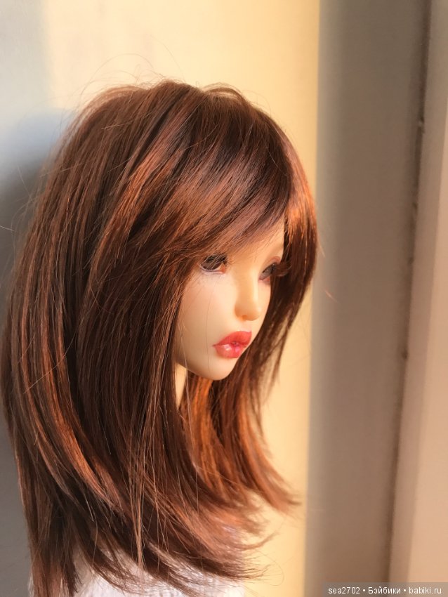 Новый парик моей кукле бжд Ellana Lillycat (фото 5)