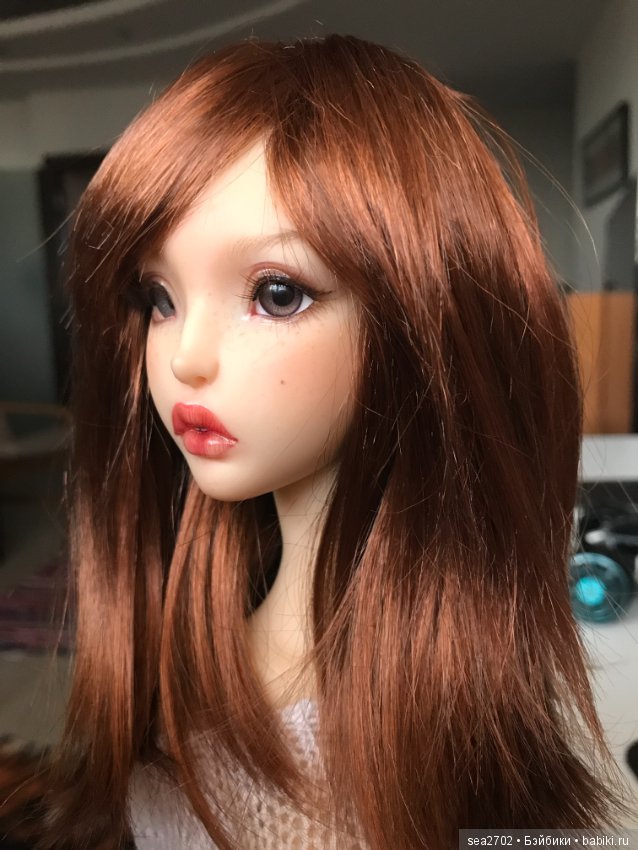 Новый парик моей кукле бжд Ellana Lillycat (фото 3)