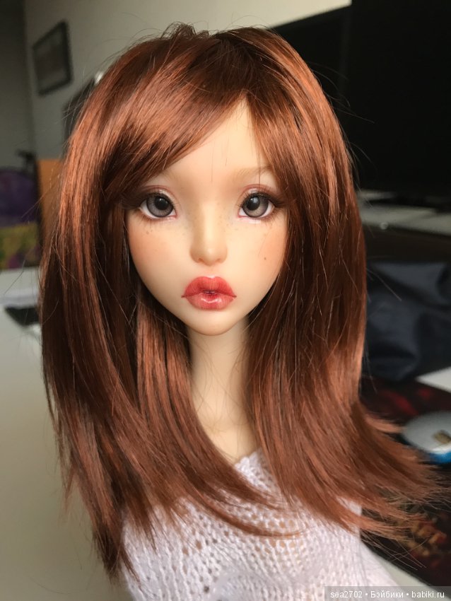 Новый парик моей кукле бжд Ellana Lillycat (фото 2)