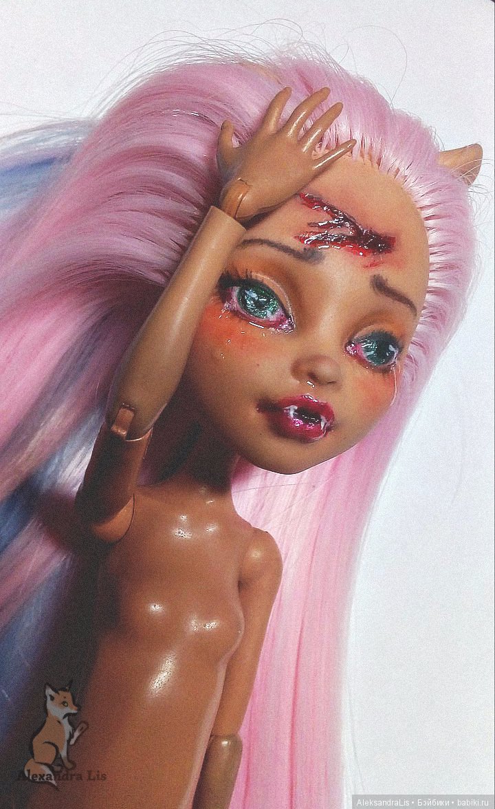 ООАК Хоулин Вульф — ООАК Monster High и Ever After High: репейнт