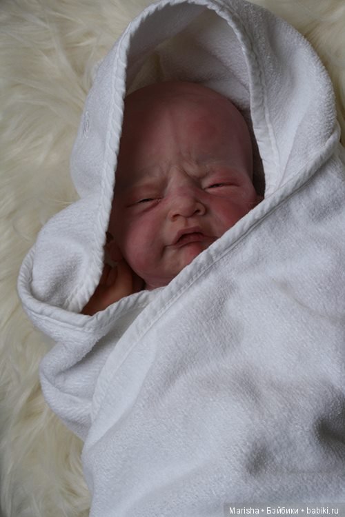 Adrie Stoete. Рождение нового малыша реборн (фото 3)