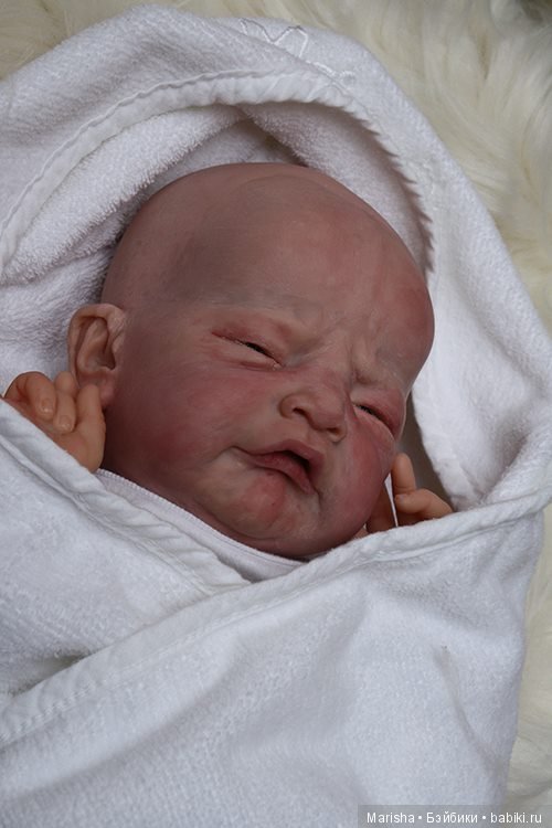 Adrie Stoete. Рождение нового малыша реборн (фото 5)