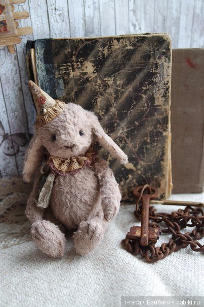 Зайка тедди Брут — Авторские мишки Тедди и друзья: фото (фото 2)