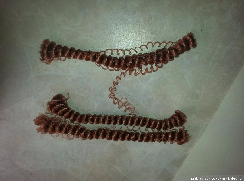 Ремонт кукол. Прошивка волос (фото 5)