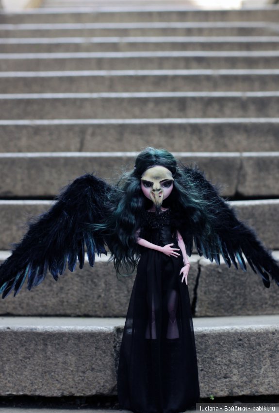 Девушка-ворон Рейвен - Монстер Хай 42 см (фото 9)