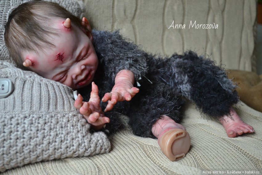 У нас режутся рожки... Кукла реборн Анны Морозовой