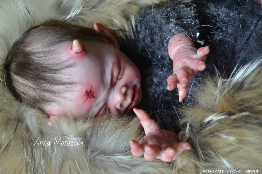 У нас режутся рожки... Кукла реборн Анны Морозовой