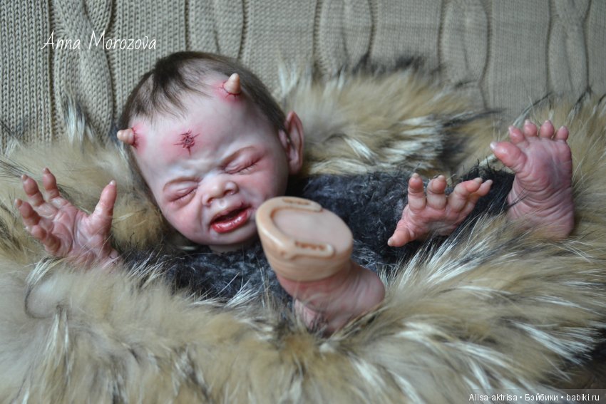 У нас режутся рожки... Кукла реборн Анны Морозовой (фото 8)