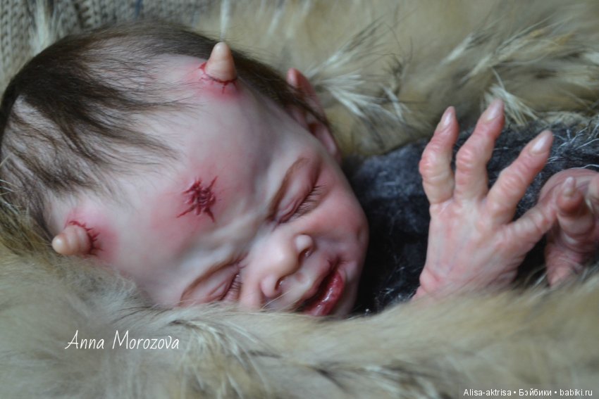 У нас режутся рожки... Кукла реборн Анны Морозовой (фото 6)