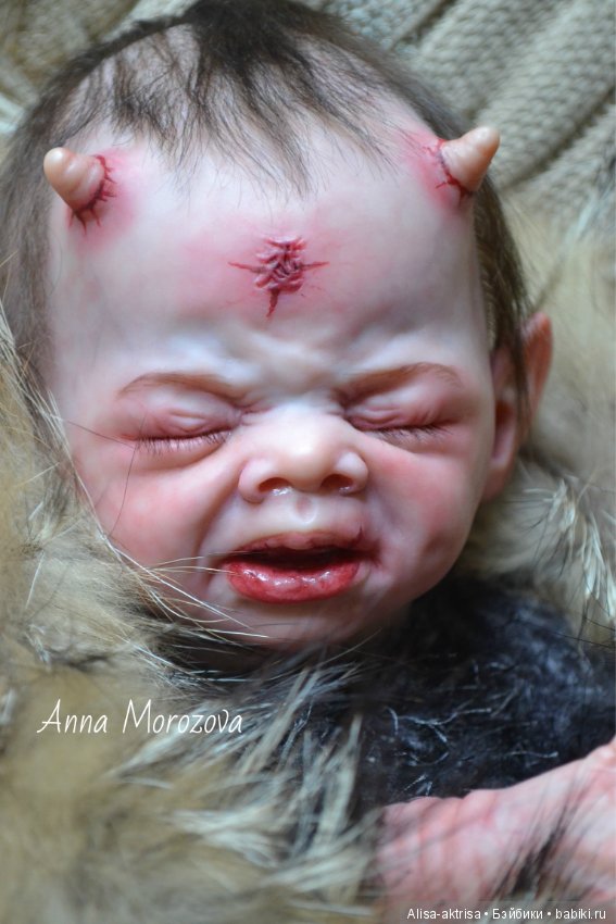 У нас режутся рожки... Кукла реборн Анны Морозовой (фото 3)