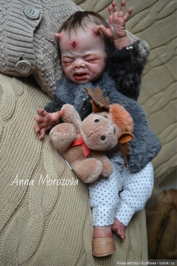 У нас режутся рожки... Кукла реборн Анны Морозовой