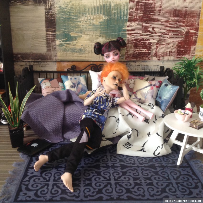 Румбокс 1:6. Большая комната для очаровательной парочки