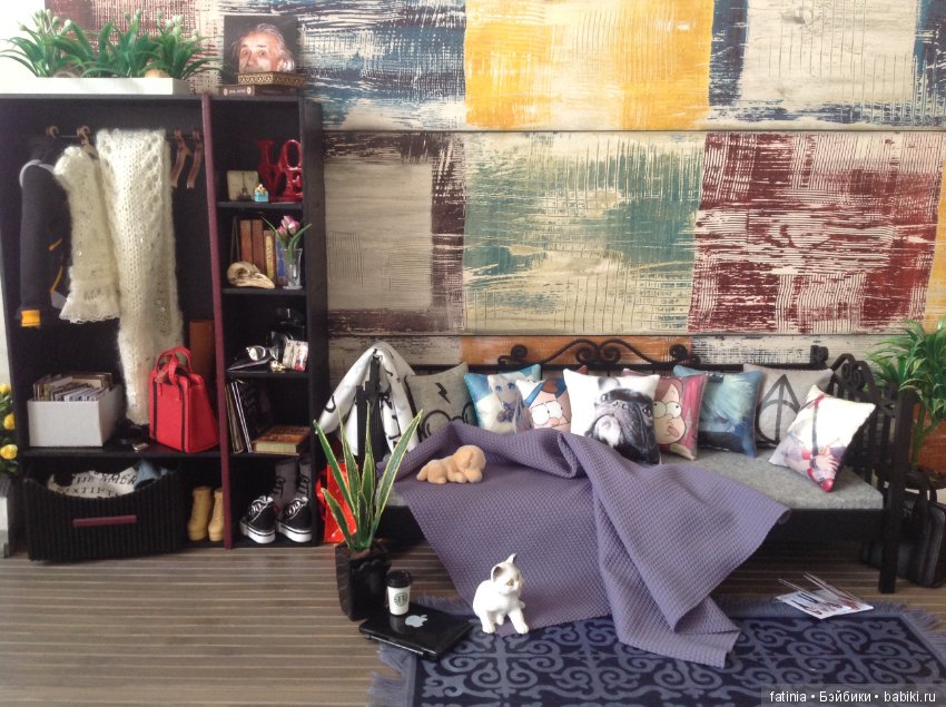 Румбокс 1:6. Большая комната для очаровательной парочки (фото 4)