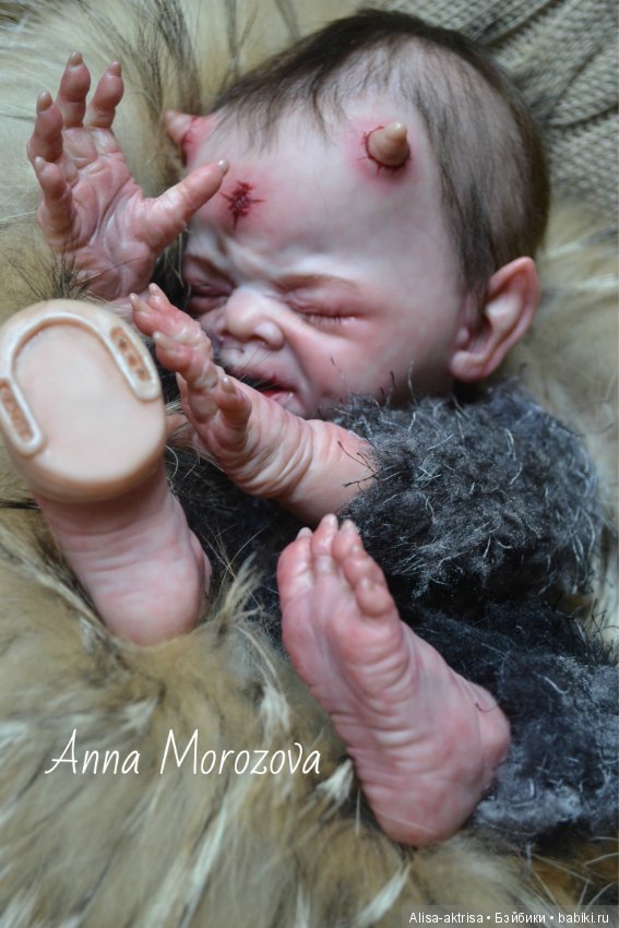 У нас режутся рожки... Кукла реборн Анны Морозовой (фото 9)