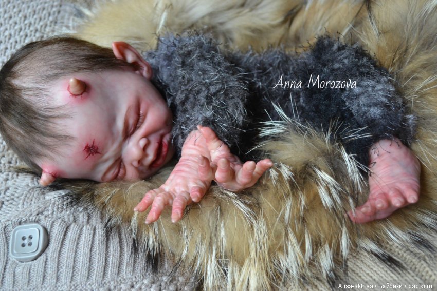 У нас режутся рожки... Кукла реборн Анны Морозовой