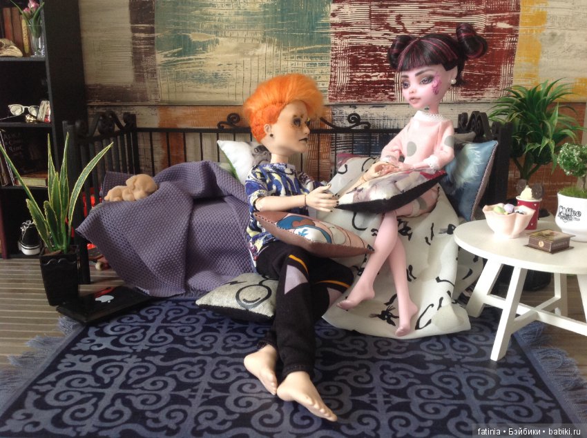 Румбокс 1:6. Большая комната для очаровательной парочки