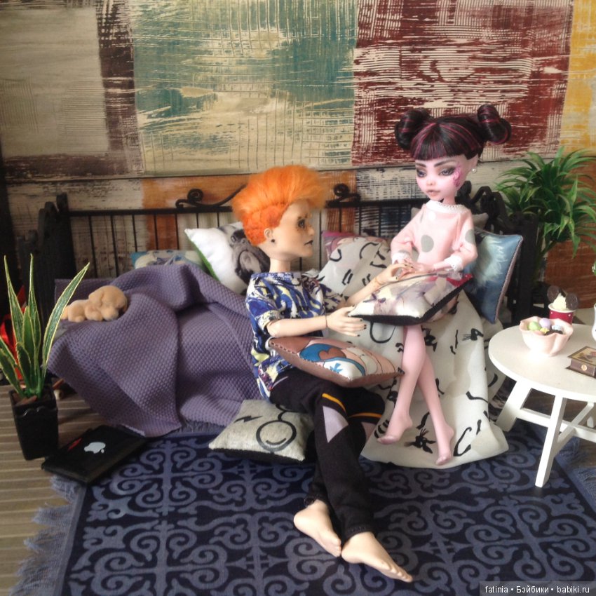 Румбокс 1:6. Большая комната для очаровательной парочки