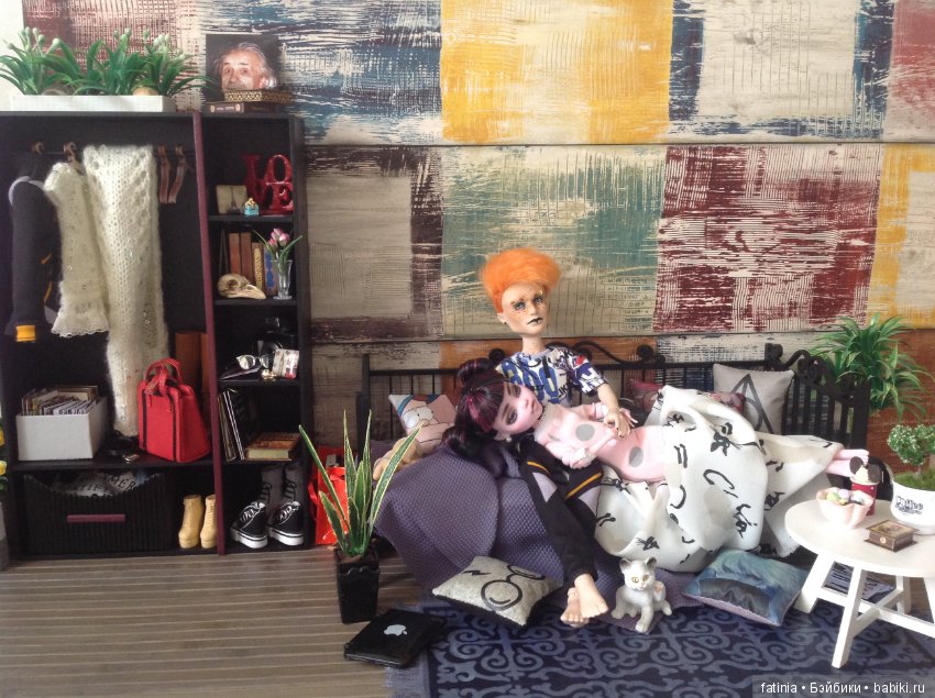 Румбокс 1:6. Большая комната для очаровательной парочки