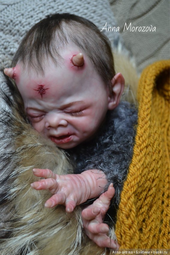 У нас режутся рожки... Кукла реборн Анны Морозовой