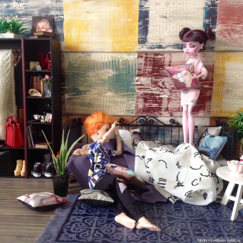 Румбокс 1:6. Большая комната для очаровательной парочки (фото 9)