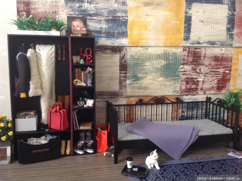 Румбокс 1:6. Большая комната для очаровательной парочки (фото 2)