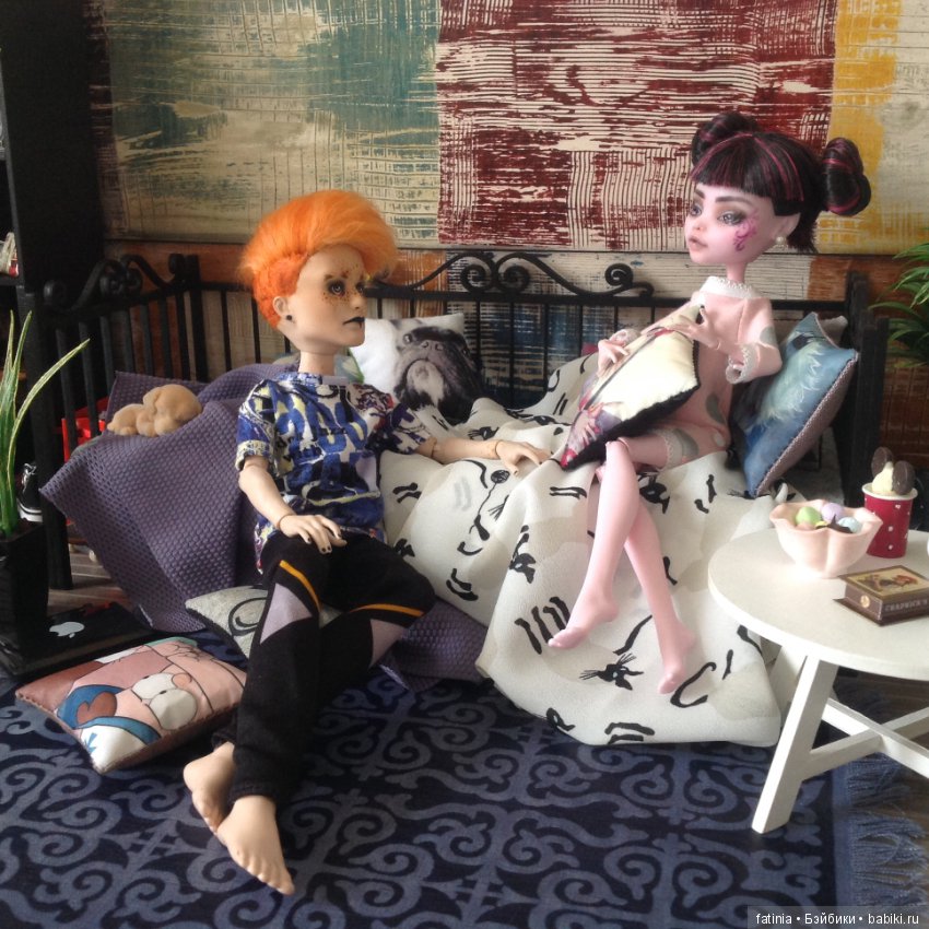 Румбокс 1:6. Большая комната для очаровательной парочки