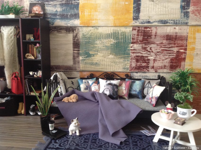 Румбокс 1:6. Большая комната для очаровательной парочки (фото 5)